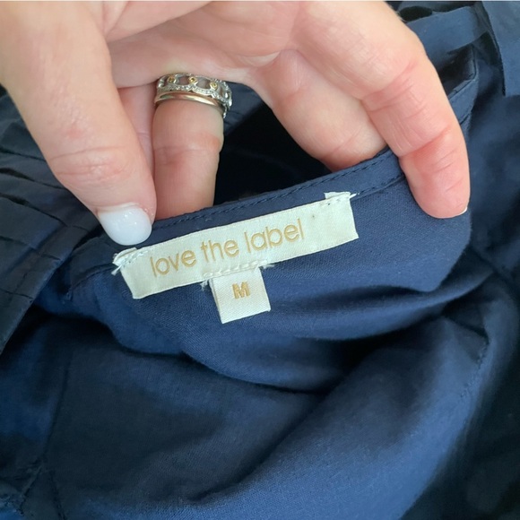 LOVE THE LABEL minette dress in cotton mini preppy V-Neck - Picture 11 of 12